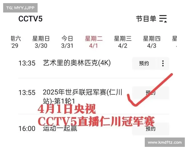 4月18日今晚18:00中央5套CCTV5,CCTV5+直播节目表
