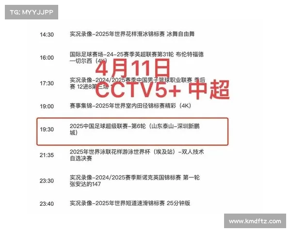 4月11日,中超联赛赛程,央视直播预告!
